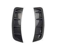 2Pcs Auto Front Bumper Side Wing Air Intake Flow Vent Hood Exterior Decorative Sticker Cover Side Skirts Edge Guards(Carbon Look)