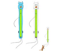 2PCS Auto Motion Flying Rope Cat Toy, Automatic Electric Wall Mounted Interactive Cat Toy for Indoor Cats, Hands-Free Smart Moving Rope, Boredom Relief & Exercise for Cats