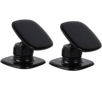 2pcs Auto Phone Holder Rotatable Car Cell Phone Bracket Suction Mount for Dashboards Windshields and Vents Easy One - handed Operation Black - Automotive Replacement Part for Reliable Performance a...