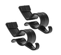 2Pcs Auto Rear Trunk Bracket Hanging Hooks for Umbrella Cleaning Cloth Hook
