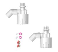 2Pcs Automatic Water Control Valve, G1 Automatic Float Valve Water Tank Valve for Water Tanks Fountains Swimming Pools Aquarium Livestock Tanks and Irrigation Systems