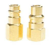 2pcs Automotive Air Conditioning Refrigerants Adapters for Thread Conversion Brass Car Accessories Automotive Air Conditioning Refrigerants Adapter Set