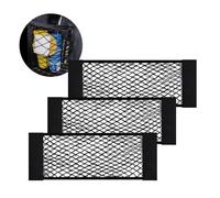 2PCS Automotive Cargo Net,Stretchable Trunk Net Organizer for Car with 2 Installation Methods,Universal Car Cargo Net Storage Net Fits Car Truck SUV Van (60x25cm/3PCS)