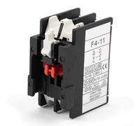 2PCS Auxiliary Block 1NO 1NC for LADN11 and CJX2 AC Contactor, F4-11 Model, 10A Heating Current, Lightweight with Reliable Electrical Performance