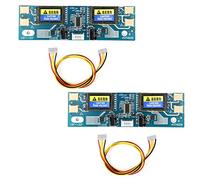 2PCS AVT - 4029 Universal 4 Light Inverter Board, LCD Inverter Board for 15-22 Inch Display, Wide Voltage 10-29V Input with PVC Shell Protection, Replacement for LCD Screen Bac