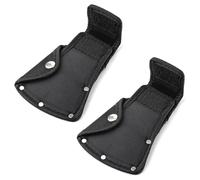 2pcs Axe Head Cover, Hatchet Sheath Axe Holster Double Snap Ax Protective Cover Camping Axe Blade Cover Camp Axe Sheath Fit for 1.25Lb Axe Hatchet Protector for Outdoor Hiking