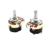 2Pcs B5K Variable Resistors 5K Ohm Linear Rotary Switch Potentiometers Carbon Potentiometers Specialised accessories