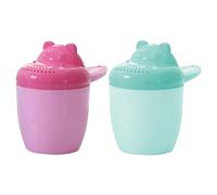 2PCS Baby Bath Rinse Cup, Baby Bath Jug For Body Washing, Babys Shampoo Rinser With Handle, Babys Hair Rinse Cup, Baths Shampoo Rinses Cups, Kids Wash Hair Bathing Flusher Cups Protection Eye For Kids