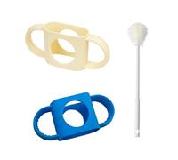 2pcs Baby Bottle Handles, Dr Brown Bottle, Shockproof Silicone Baby Bottle Handle Anti-Slip Grip for Easy to Clean Custom Fit for Wide-Neck