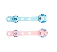 2pcs Baby Drawer Safety Locks Cabinet Lock for Closet Door | ABS Lightweight Design, Easy Open and Lock Action, Blue Pink Options, for Baby Drawer and Closet Use