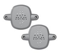 2Pcs Baby Gate Banister Adapter, Plastic Baby Gate Parts No-Drilling Mounting Fittings for Retractable, Mesh & Iron Gates, Stair Banister Protector, Grey Parts