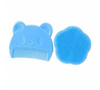 2PCS Baby Hair Brush, PP Cradle Cap Brush, for Newborns, Gentle Scalp Care for Clearing Scalp Flakes and Cradle Cap, Baby Hair Care Accessory for Infants (Blue)