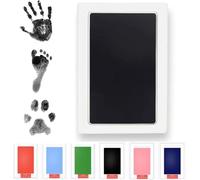 2pcs Baby Handprint and Footprint Kit, Dog Paw Print Kit, Pet Paw Print Kit for Dogs & Cats, PawPrint Stamp Pad, Family Keepsake (Black)