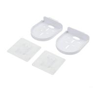 2Pcs Baby Monitor Wall Mount, No Drill Acrylic Floating Shelf, Adhesives Camera Bracket Support for Motorola for Eufy for Nanit