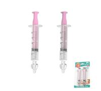 2Pcs Baby Nasal Aspirator, 10ml Nasal Irrigator, Reusable Silicone Nasal Suction Tip, Nasal Irrigator for Baby, Nose Cleaner Rinsing Device, Safe and Comfortable