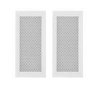 2pcs Baby Proofing Vent Covers, Vent Protective Cover Silicone Safe Vent Covers for Home Floor (White)