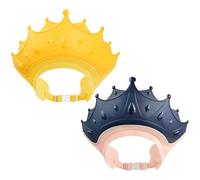 2PCS Baby Shower Cap, Adjustable Baby Hair Washing Shield, Waterproof Lightweight Plastic Bath Visor for Toddlers