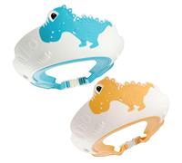2Pcs Baby Shower Cap, Kids Hair Washing Shield Toddler Bath Hat Baby Shampoo Cap Head Protector