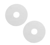 2pcs Baby Stroller Front Wheel Covers for Pushchair White Absl
