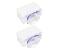 2pcs Baby Suction Cup Base Playpen Connector for Fence Setup | Plastic White Set, Easy Installation, Non-slip Hold, Outdoor and Family Trip Use