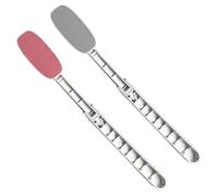 2pcs Back Cream Aid, Lotion Applicator for Body, Long Handle 35cm Back Lotion Applicator Cream Brush, Foldable Long Handled Oils Sun Creams Applicators, Body Brush for Tan, Reusable Application Tool