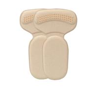 2PCS Back of Heel Cushion Pads Mesh Adhesive Heel Grips Inserts Reusable Heels Guards Liners for Boots, Loose Shoes Too Big Anti Blister Shoe Liners Improve Shoe Fit Women Men (Skin, One SizeSize)