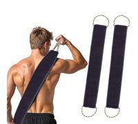 2PCS Back Scrubber, Back Exfoliator, Double-Sided Back Washer for Bath with Handles, Back Scrubbers for Use in Shower Scrub Your Body Deeply for Men & Women