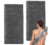 2Pcs Back Scrubber, Extra Long Exfoliating Washcloth,Exfoliating Body Scrubber for Men Women, Exfoliating Towel Japanese Exfoliating Towel for Body Cleaning and Massage