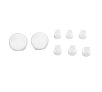 2pcs Backflow Protector 6pcs White Duckbill Valves Replacement Breastpump Accessories for S2 S1 9 Plus Dew 350