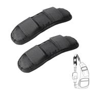 2Pcs Backpack Straps, Extra Thick Shoulder Strap Pad, Black Removable Universal Replacement, Shoulder Strap Pad, Shoulder Straps for Bags, for Luggage Bags, Shoulder Bags, Guitar Straps