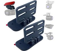 2pcs Backup Camera Bracket Rear Window Bracket for Most Back Up Camera Dashs Cam Rear View Camera Dashs Camera Mounting Holder Easy Install 180° Angle Adjustment Reverse Camera Inside The car