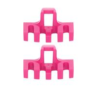 2Pcs Badminton Stringing Racquet Load Spreader, Badminton Racket Load Spreader Adapter, Racket Attachment Stringing Tool for AEF, ALPHA, EXTHREE, VICTOR Manual Threading Machines (Pink)