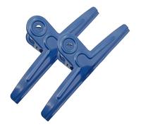 2PCS Bag Clips 12'' Width Stainless Steel Large Binder Clips with 2.2'' Open Mouth Heavy Duty Jumbo Paper Clips Bulldog Clips for Food Bags, Drawing Boards, Posters and More Large Binder Clips Large P