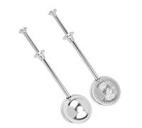 2pcs Baker's Dusting Wand for Baking,304 Stainless Steel Tea Infuser,Powdered Duster for Bread Baking, Small Powdered Sugar Shaker Duster