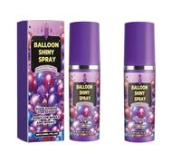 2PCS Balloon Gloss Spray, High Shine Spray, Quick Drying Ballon Shine, Vibrant Latex Elegance Finish In Minutes, Latex Balloon Gloss For Brilliant Appearance