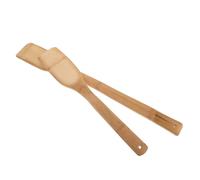 2pcs Bamboo Spatula Mixing Paddle for Fruit Jam, Flat Stirring Utensil
