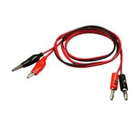 2PCS Banana Plug to Alligator Plug Clip Test Lead Multimeter Test Cable Probe Electronic Banana Plug Wire Cable Clips for Efficient Electronic Testing and Maintenance