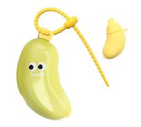 2Pcs Banana Toothbrush Head Cover for Electric & Manual Toothbrushes (Green)