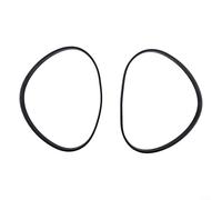 2Pcs Band Saw Tyre Replacement Rubber Wheel For Ring for Woodworking, Anti Slip Scroll Saw Rubber Wheel Cover, Black Rubber Band Saw Parts for 8 9 10 12 14 Inch(for 8 Inch)