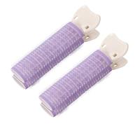 2pcs Bangs Hair Styling Clip Candy Color Pin Hairdressing Bangs Curler for Quick and Easy Styling Solution Easy Curlers