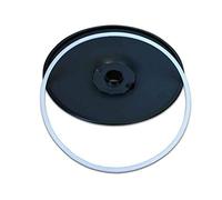 2PCS Bar Chair Base White Rubber Ring for Floor Protector, New Material Rubber Strip for Bar Stool Chassis, Regular Bar Table Base Rubber Gasket Strip (38.5cm)