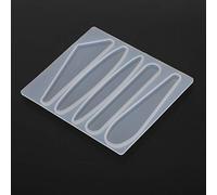 2Pcs Barrette Silicone Hair Stick Making Geometric Pin ToolsBarrette MoldHairpin MoldDiy Barrette MoldSilicone Barrette Barrette Mo (Type 1)