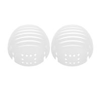 2pcs Baseball Cap Hard Hat Insert PE White for Factory Workers | Inner Support Shell, Adjustable Head Circumference Fit, Ventilated Design, for Warehouse Work and Hazardous Locations