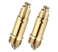 2PCS Basin Pop Up Click Clack, Pop Up Sink Plug Replacement Basin Plug Internal Spring Brass Plug Bolt Click Clack Plug Replacement for Most Sink Bath Tub Basin Drain Stopper