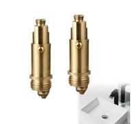 2Pcs Basin Pop Up Click Clack Slotted Plug Bolt, Pop Up Sink Plug Replacement, Internal Spring Brass Plug Bolt Assembly for Most Bathtub Sink Drain Stopper