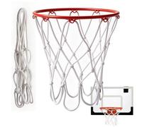 2PCS Basketball Net Replacement Compatible with SKLZ Pro Mini Indoor Basketball XL Hoop(8 Loops), Basketball Net Replacement, Indoor Basketball Hoop Accessories