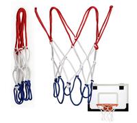 2PCS Basketball Net Replacement (Red White Blue) Compatible with SKLZ Pro Mini Indoor Basketball Hoop(6 Loops), Basketball Net Replacement, Indoor Basketball Hoop Accessories
