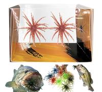 2PCS Bass Fishing Bait - Lure Bait for Black Pits,Soft Sea Urchin Baits,Soft Artificial Sea Urchin Lures for Shore,Trout,River,Lake,Saltwater,Freshwater,Father's Day Fishing Gifts for Men,Fishermen