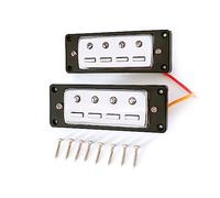 2Pcs Bass Guitar Pickups Double Coil 4 Strings Electric Bass Bass Bridge Pickup & Neck With Screw Kits Replacement