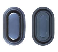 2Pcs Bass Speaker Passive Radiator, 45mm x 28mm Subwoofer Rubber Vibrating Membrane Auxiliary Vibration Plate Woofer Diaphragm